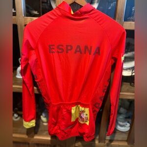 Cycle Run ESPANA Red Long Sleeve Cycling Jacket NWT Size XS